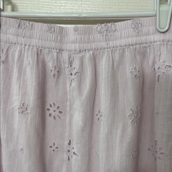 AERIE Lavender Eyelet Skirt LINED VERY PRETTY SZ M - Picture 7 of 10
